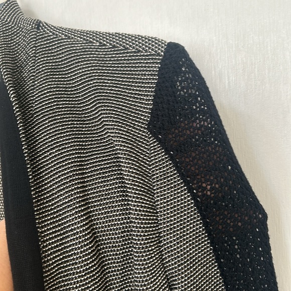 MISOOK FIT BLAZER WOMEN SIZE XS BLACK GRAY MESH SLEEVE - Picture 6 of 12